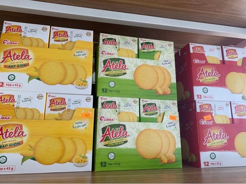 Bánh quy lễ Atela khoai tây 43g/12 hộp