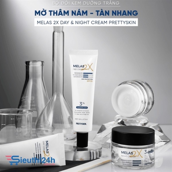 Kem dưỡng trị nám Pretty skin melas 2X Night