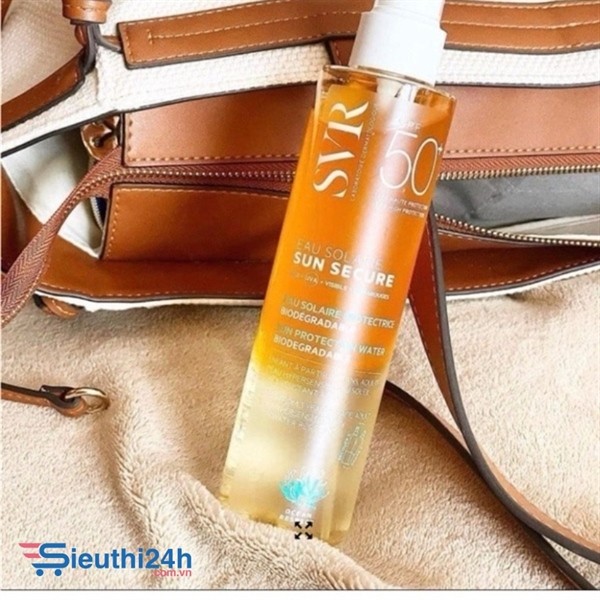 Xịt Chống Nắng SVR Sun Secure Eau Solaire SPF50+ Dành Cho Mặt Và Body 200ml