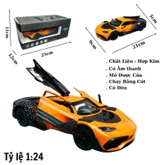 Mô Hình Xe Mercedes AMG ONE cam 1 :24 Hợp kim - Có tiếng - đèn pha sáng - Dài 21cm - rộng 9cm - cao 5cm - nặng ~ 1000gram - FULL BOX : box màu SKU : oto241 n3-k6-t2-s3