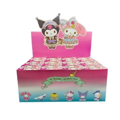 Vỏ Hộp mù 12 Kuromi màu hồng - blind box - cao : 10cm ngang : 29cm - figure kuromi N3