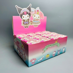 Vỏ Hộp mù 6 Kuromi màu hồng - blind box - cao : 10cm ngang : 20cm - figure kuromi N3