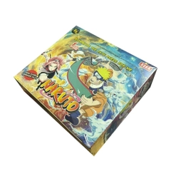 Pack anime thẻ Naruto cam ( 32 Pack 1 hộp - 1 Pack có 5 thẻ ) - dài 14 - cao 13cm - Hộp màu - N3-K19-T2-S4