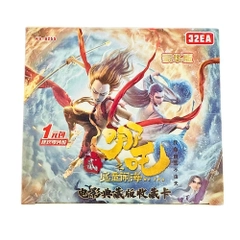 Pack anime thẻ Natra ( 32 Pack 1 hộp - 1 Pack có 5 thẻ ) - dài 14cm - cao 13cm - Hộp màu N3-K20-T4-S4