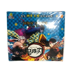 Pack anime kimetsu no yaiba - 1 Hộp = 32PACK - Mỗi pack có 5 thẻ- Cao 13cm - rộng 14cm - N3-K19-T4-S1