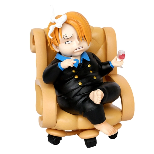 Mô Hình OnePiece Sanji Béo Ngồi Ghế 18cm