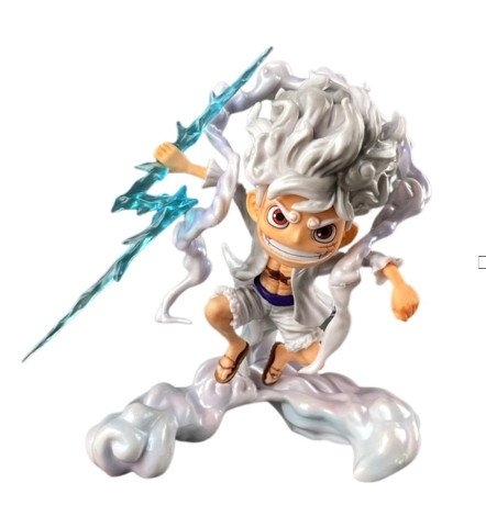 Mô Hình Luffy Gear 5 Cầm Vũ Khí – Chiến Đấu Đỉnh Cao 16cm