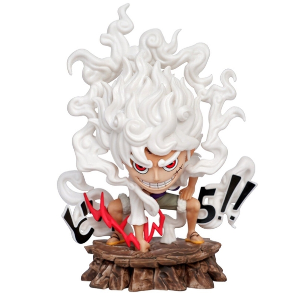 Mô Hình Luffy Gear 5 Chiến Đấu Siêu Ngầu 15.5cm