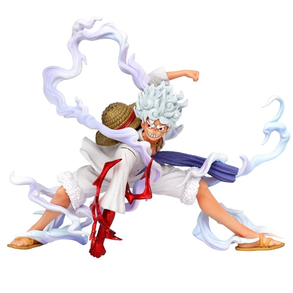 Mô Hình Luffy Gear 5 Chiến Đấu Siêu Ngầu 16cm