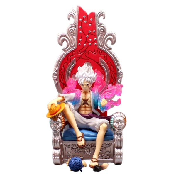 Mô Hình Luffy Gear 5 Ngồi Ghế Im Sama Cao Cấp