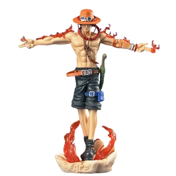 Mô Hình OnePiece Portgas D. Ace Đứng Dang Tay Cao 27cm