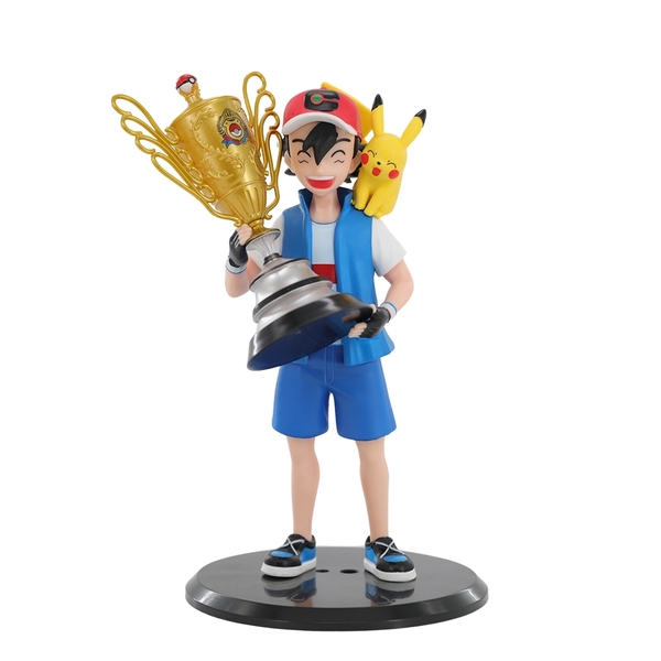 Mô Hình Pokemon Satoshi cầm cúp bản nhỏ