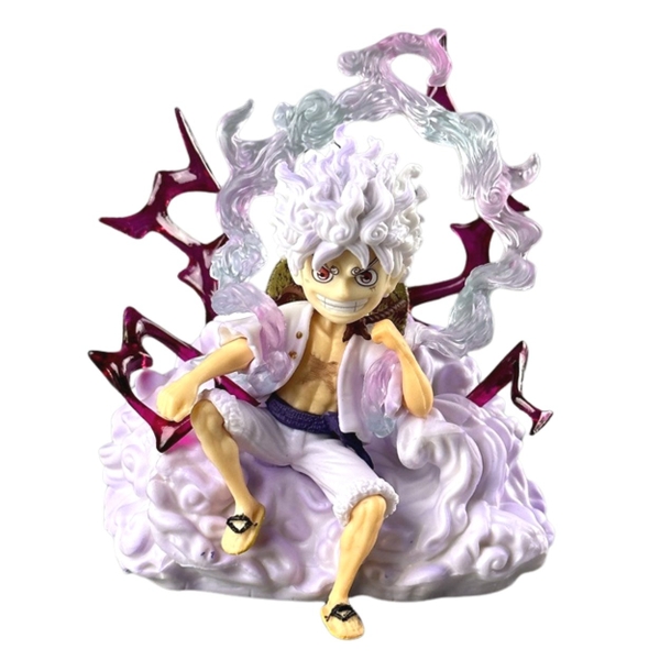 Mô hình Luffy Gear 5 Ngồi Mây Bản To – Cao 15cm