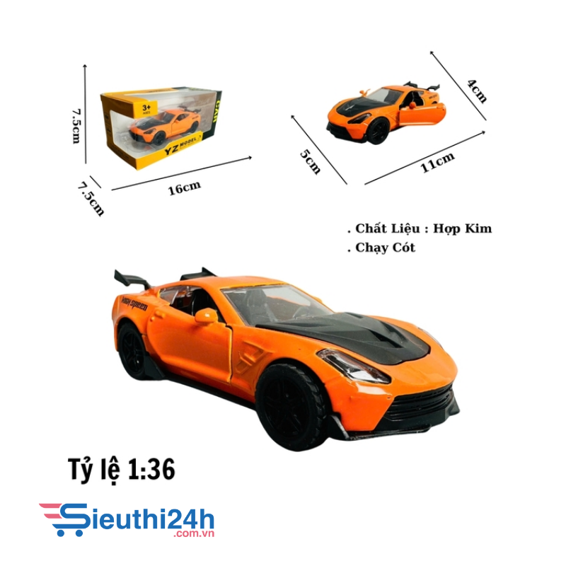 Mô Hình xe chevrolet cam mới tỉ lệ 1:36