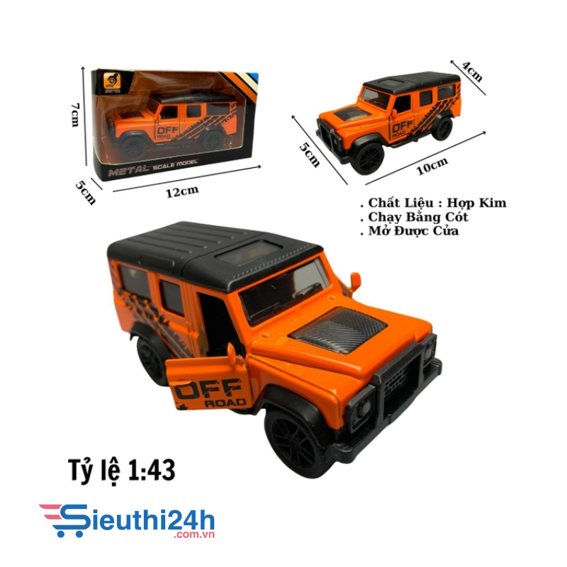 Mô Hình xe Mec AMG G63 Màu Cam tỉ lệ 1:43