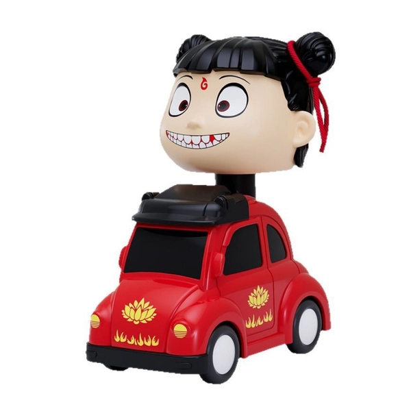 Mô Hình Na Tra Cưỡi Xe Đỏ Ngộ Nghĩnh