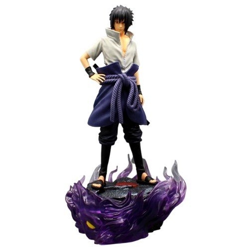 Mô Hình Naruto Sasuke Siêu Ngầu Có LED Base