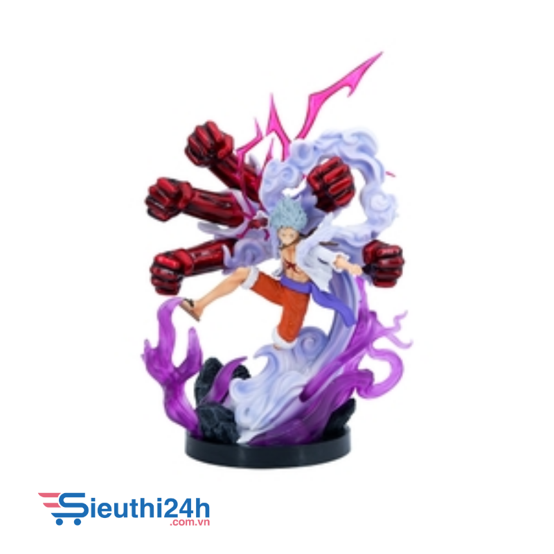 Mô Hình Luffy Gear 5 Nkia trạng thái chiến đấu - Cao 33cm