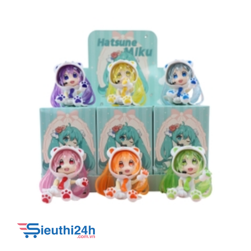 Mô hình miku bộ 6 miku blind box - cao 5.5cm