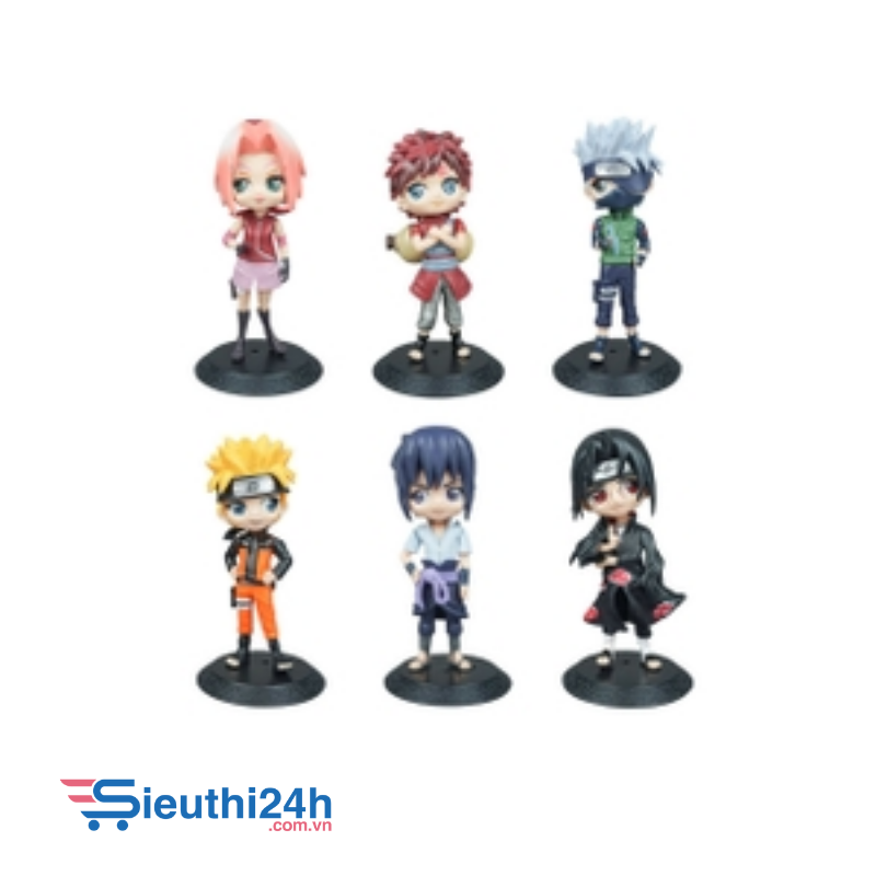 Mô hình Naruto Bộ 6 nhân vật Cao 15.5cm