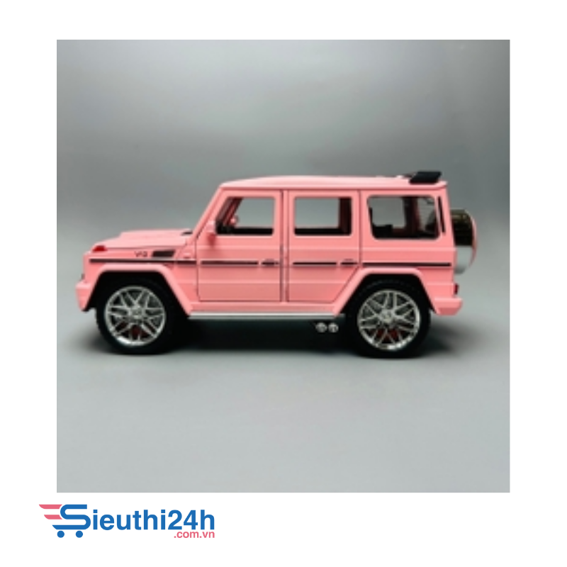 Mô Hình Xe G63 hồng 1:24
