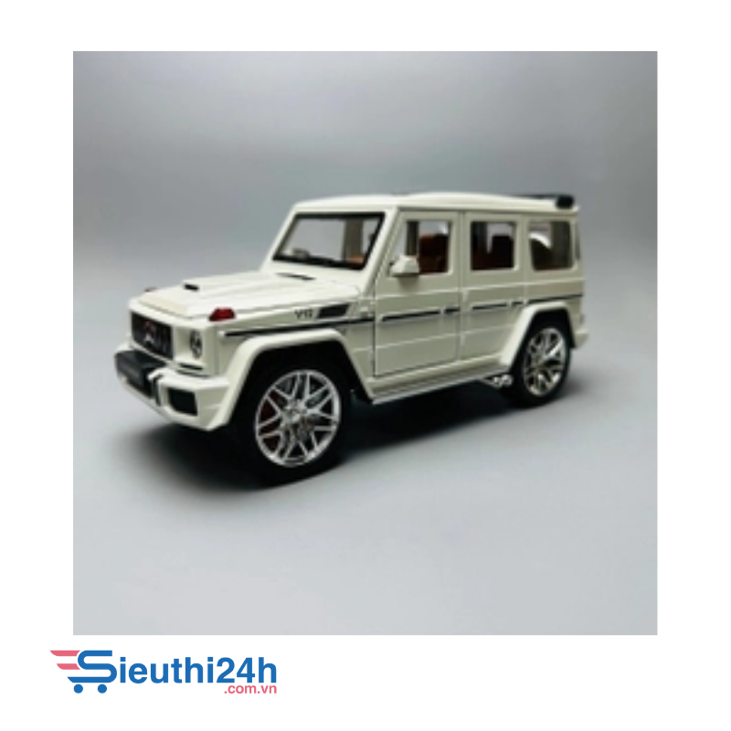 Mô Hình Xe G63 trắng 1:24