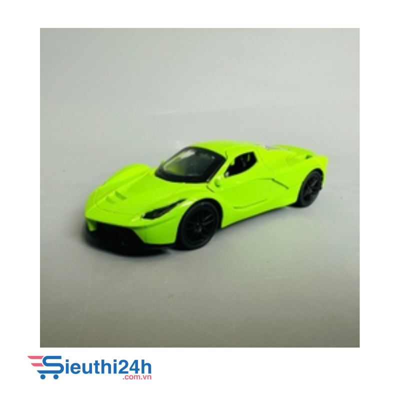 Mô Hình xe laferrari xe xanh lá cây tỉ lệ 1:36