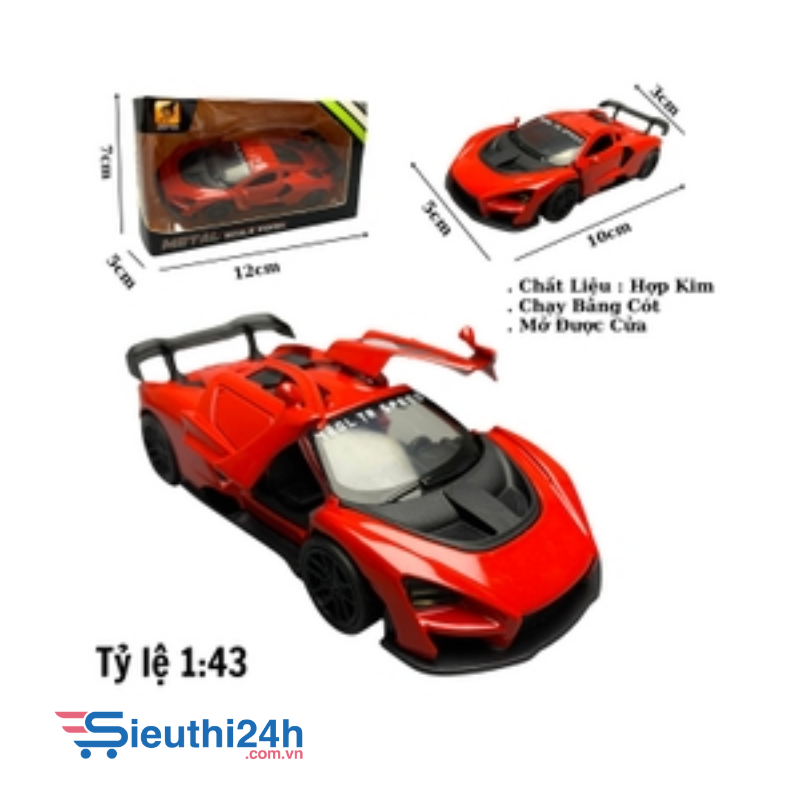 Mô Hình xe Maclaren Đỏ tỉ lệ 1:43