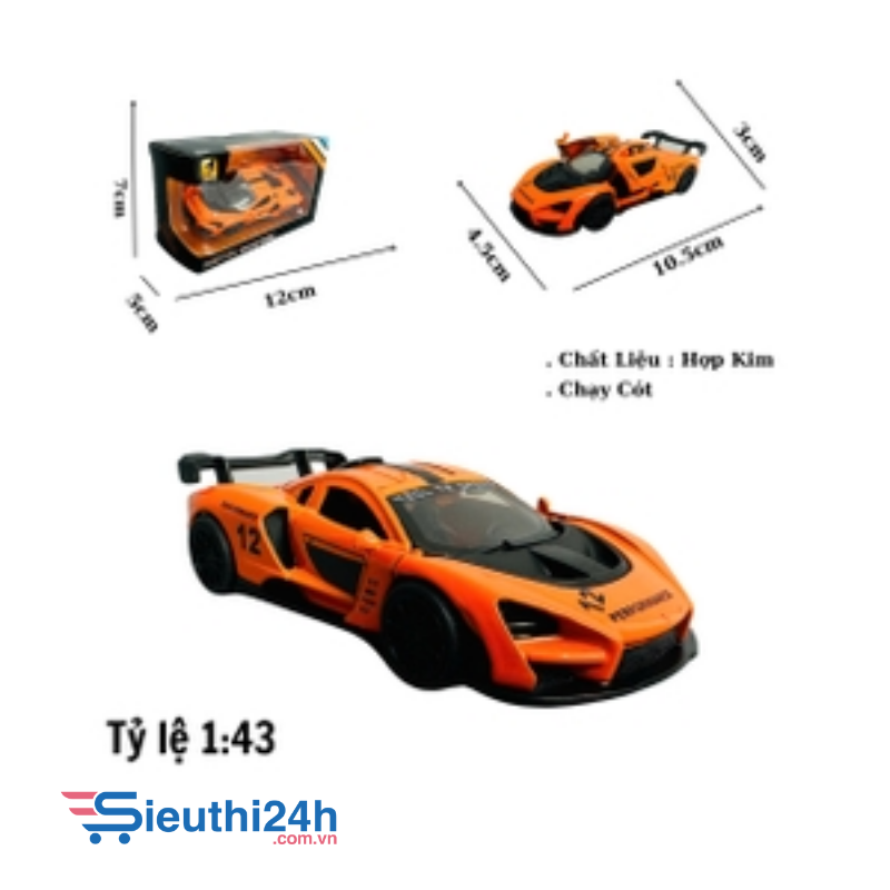 Mô Hình xe mclaren cam mới tỉ lệ 1:43