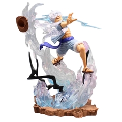 Mô Hình Luffy Gear 5 Chiến Đấu Cầm Tia Sét