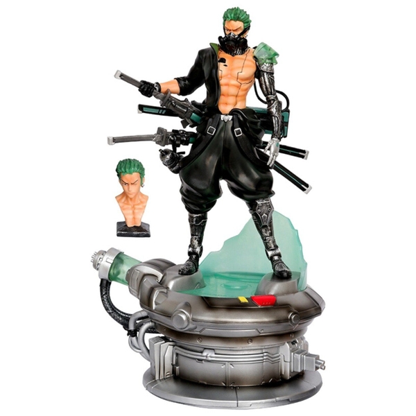 Mô Hình Zoro Máy Móc LED 43cm Có Bán Thân